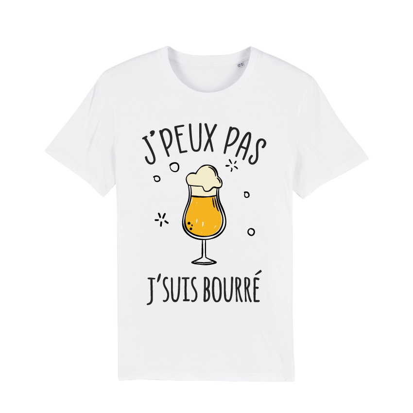 Teeshirt Homme - J'peux Pas J'suis Bourré