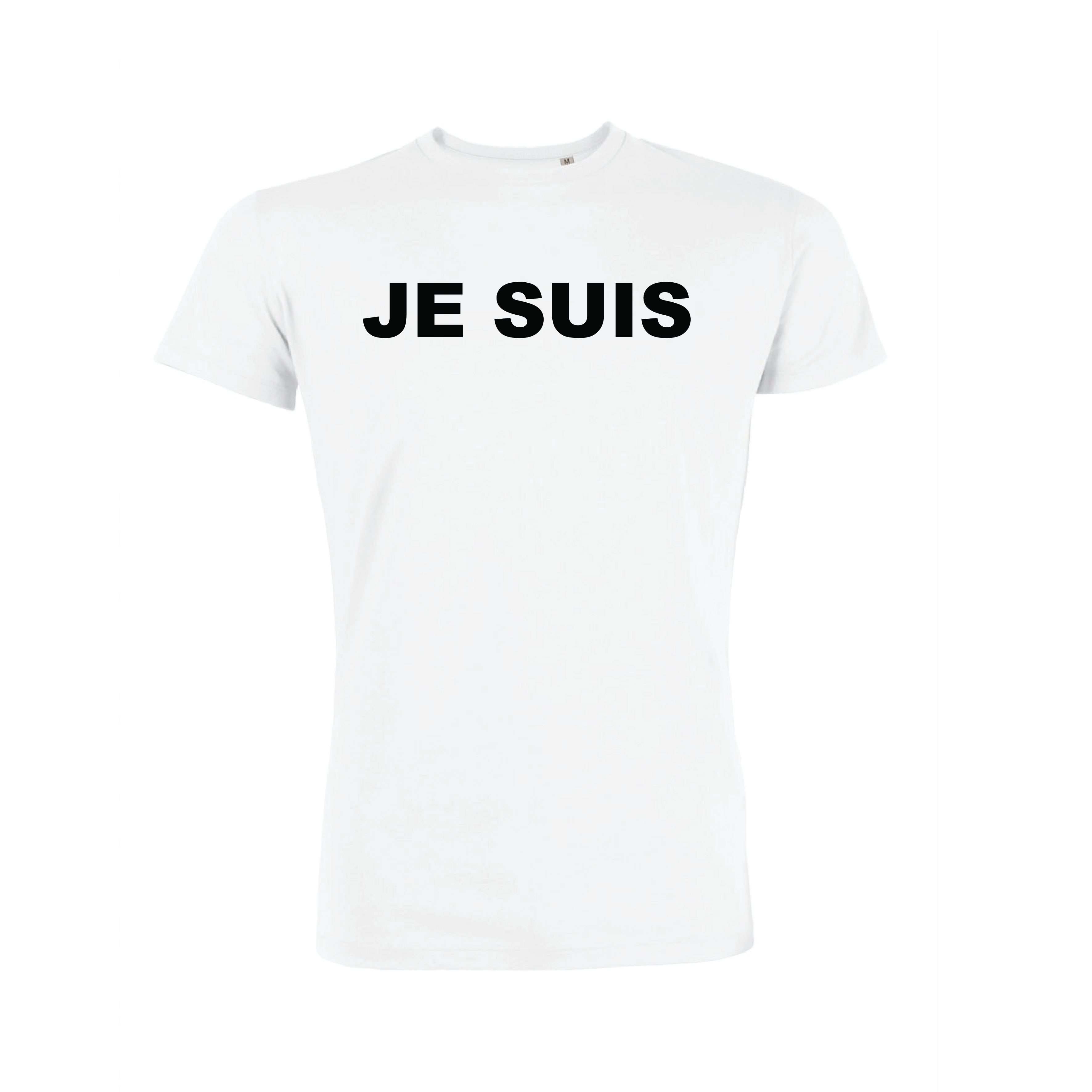 Tshirt Homme - Je Suis - Blanc