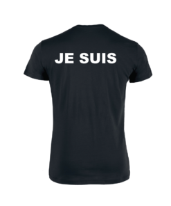 Tshirt Homme - Je Suis - Noir