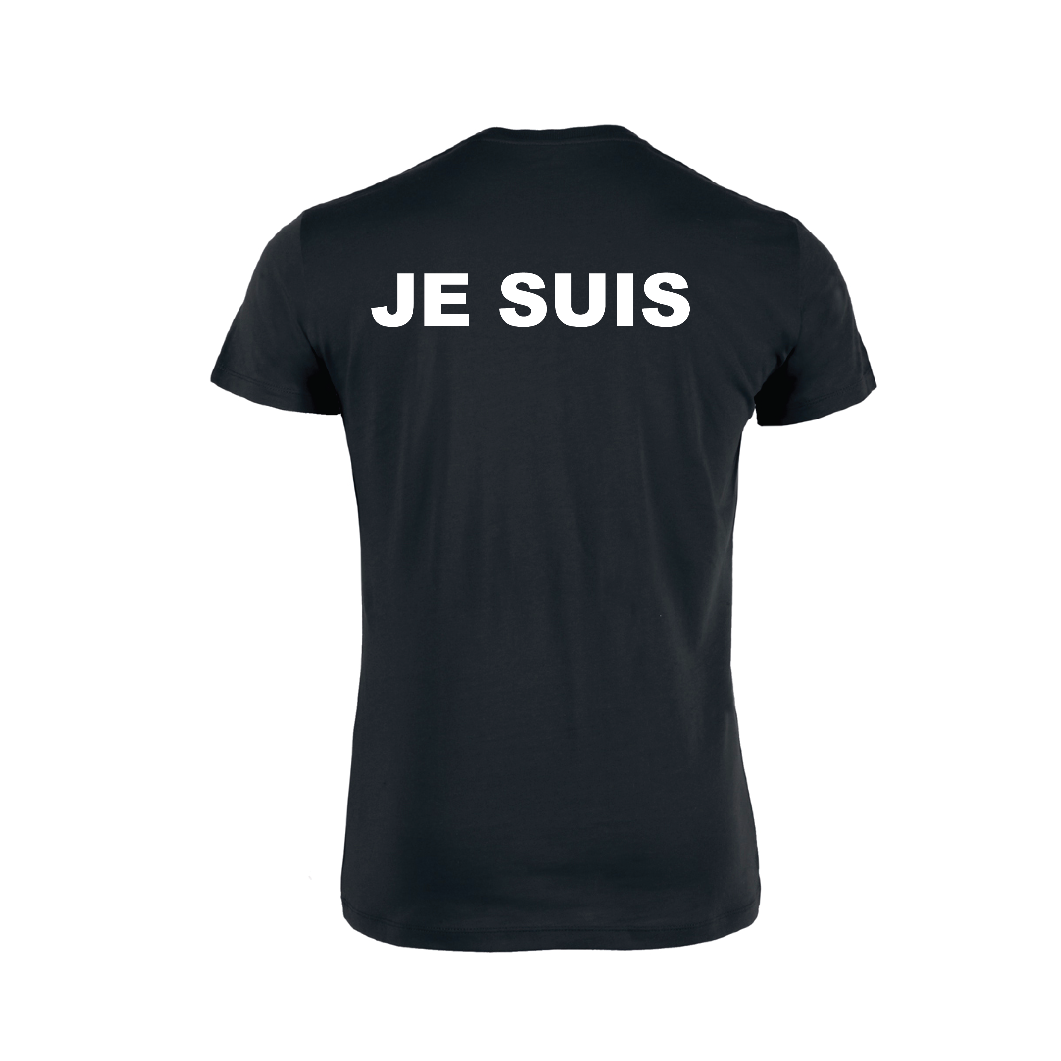 Tshirt Homme - Je Suis - Noir