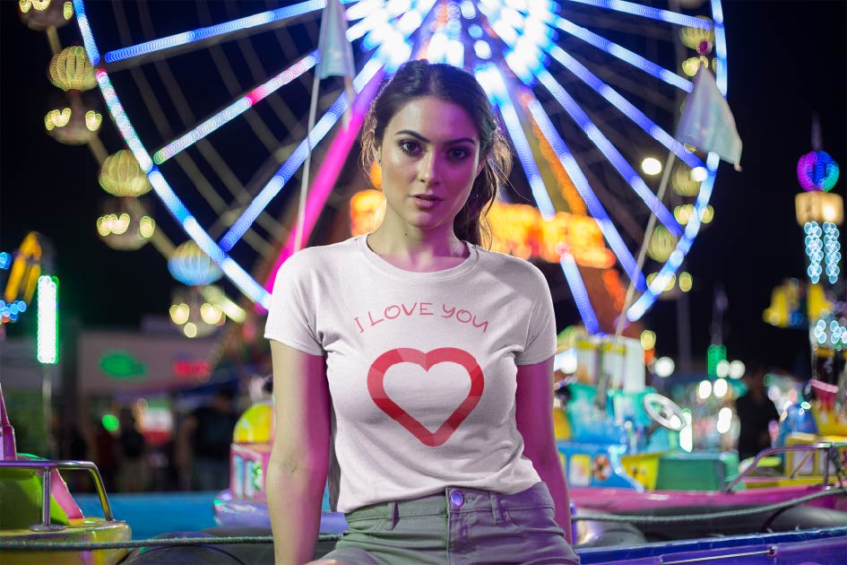 Teeshirt Femme - I Love You