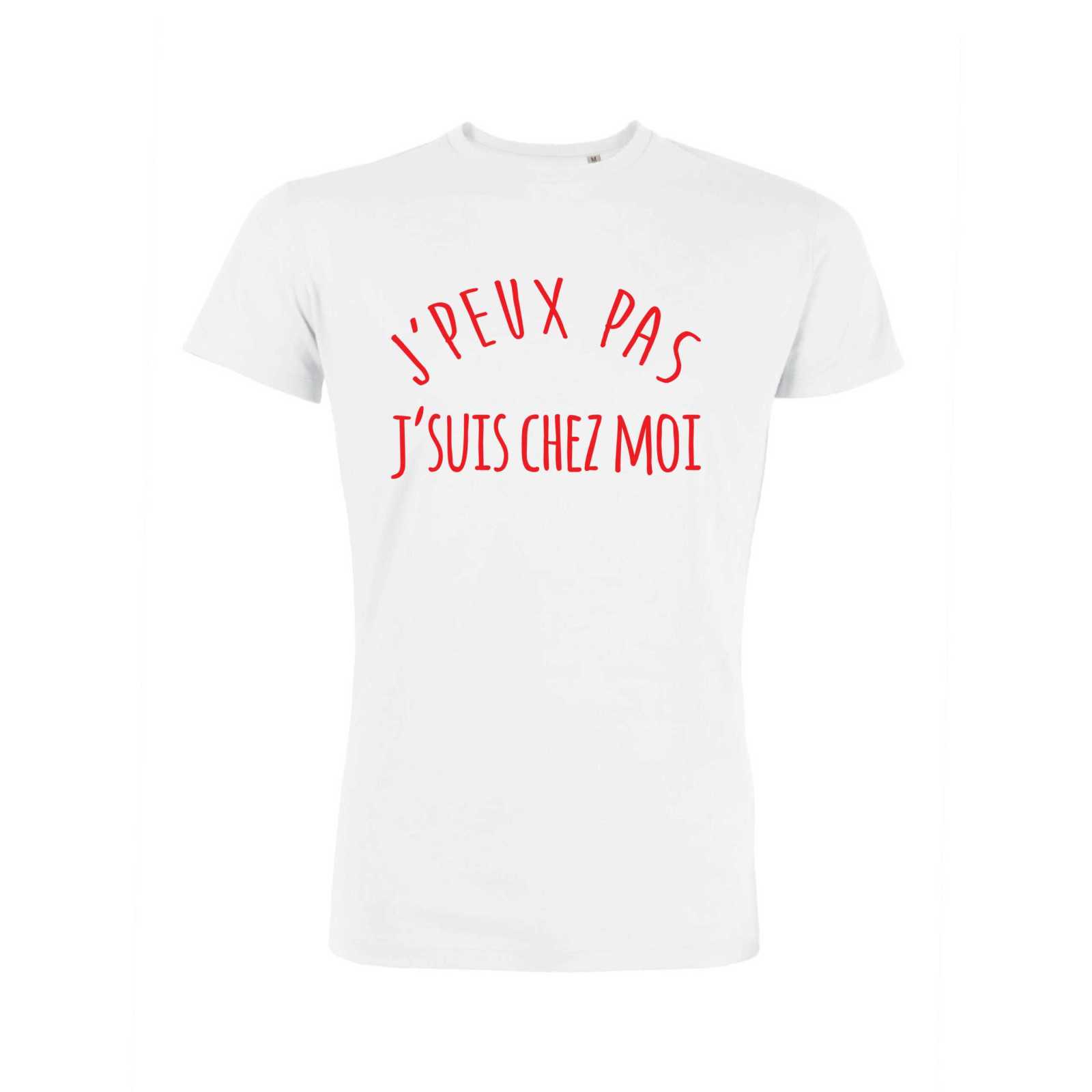 Teeshirt Homme - J'peux pas j'suis chez moi