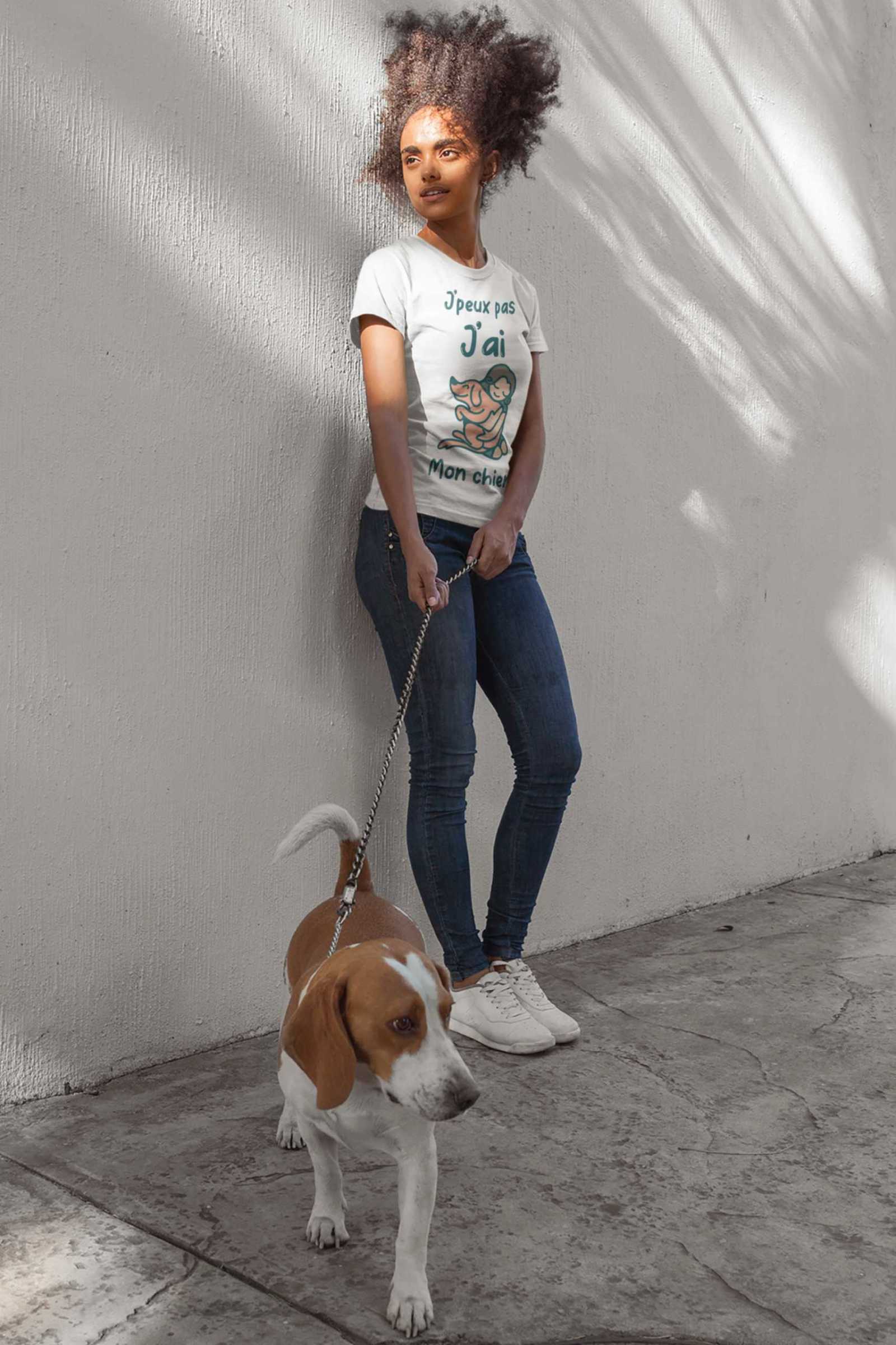 Teeshirt Femme - J'peux Pas J'ai Mon Chien