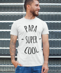 Teeshirt Homme - Papa Super Cool