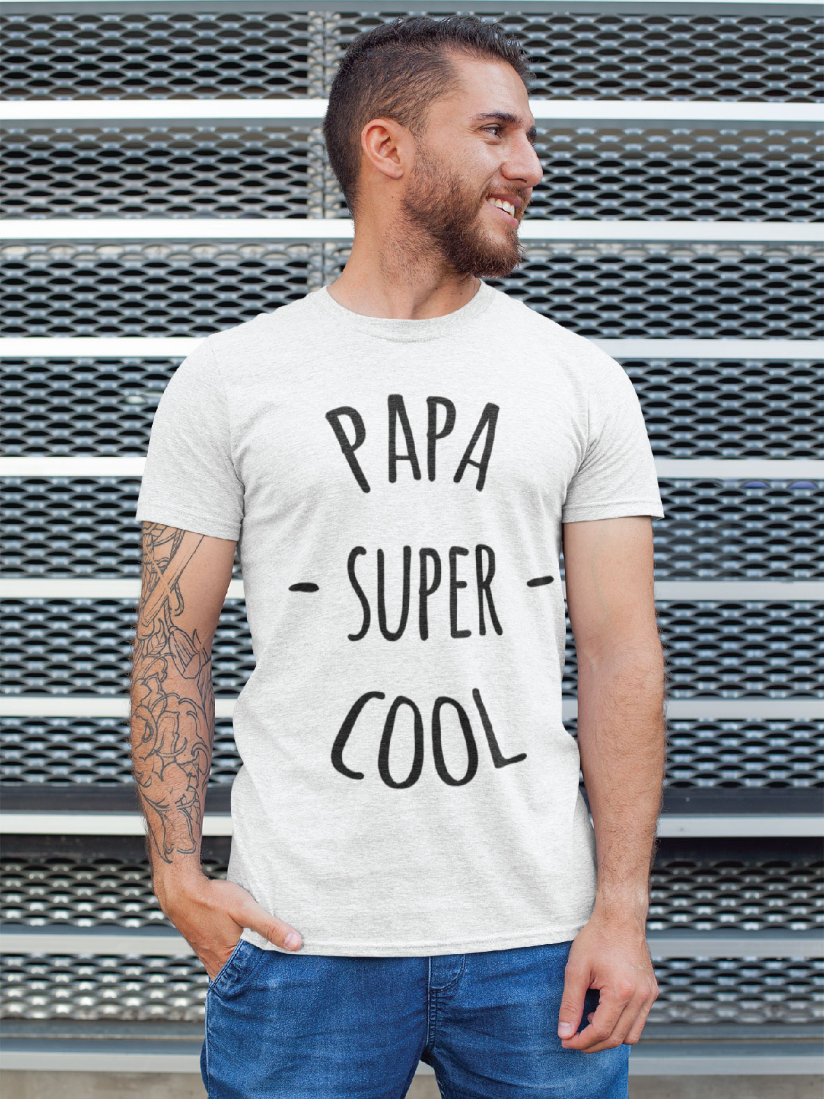 Teeshirt Homme - Papa Super Cool
