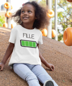 Teeshirt Fille - Batterie Pleine