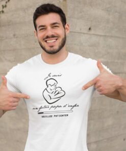 Teeshirt Homme - Je Suis Un Futur Papa D'enfer (Veuillez Patienter)