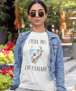 Teeshirt Femme - J'peux Pas J'ai Escalade 2025-01
