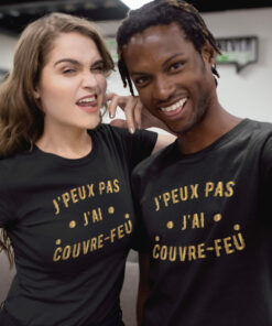 Teeshirt Homme - J'peux Pas J'ai Couvre Feu