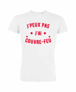 Teeshirt Homme - J'peux Pas J'ai Couvre Feu