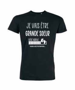 Teeshirt Enfant - Je Vais Être Grande Soeur - Bébé Arrive (Veuillez Patienter...)