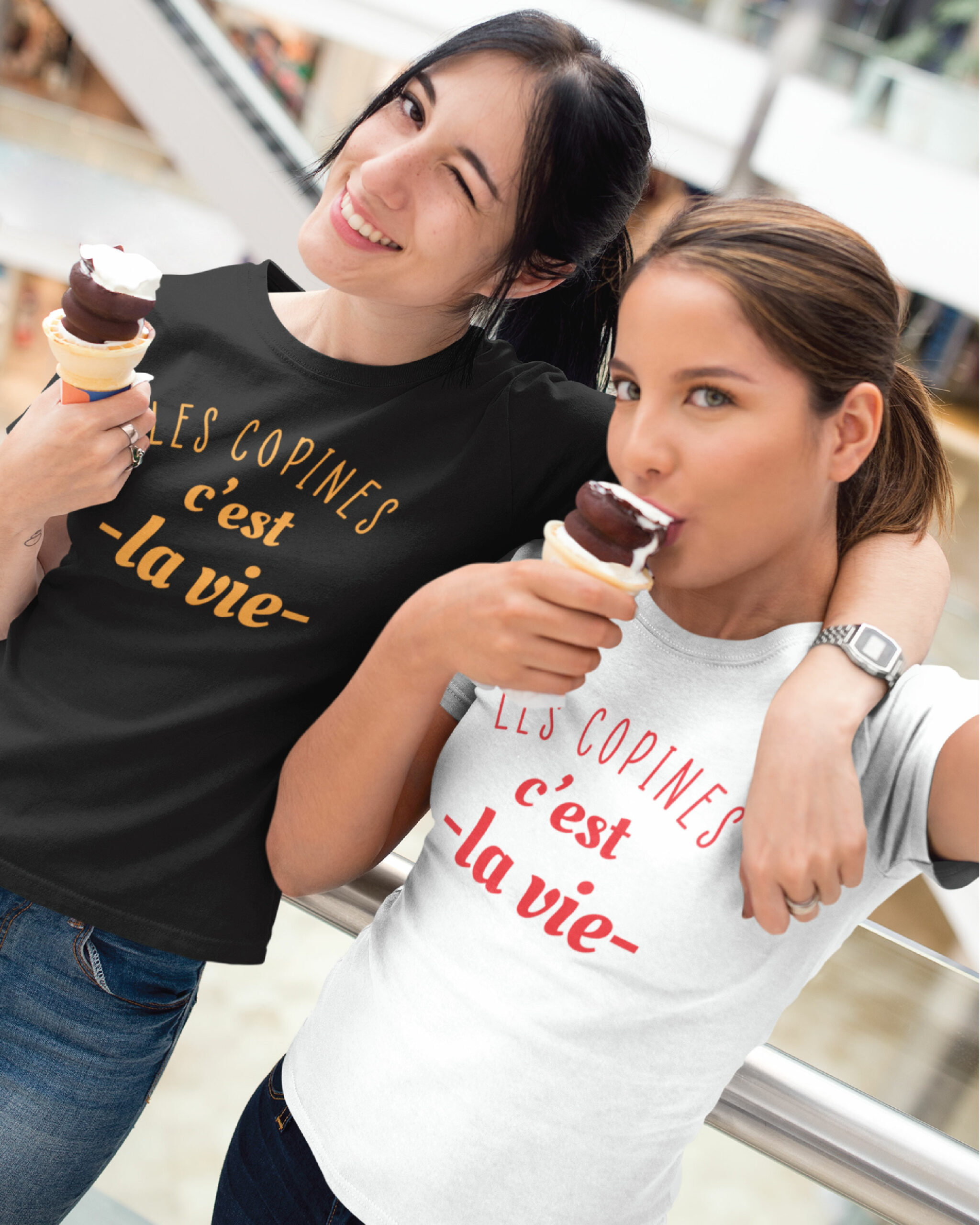 Teeshirt Femme - Les Copines C'est La Vie