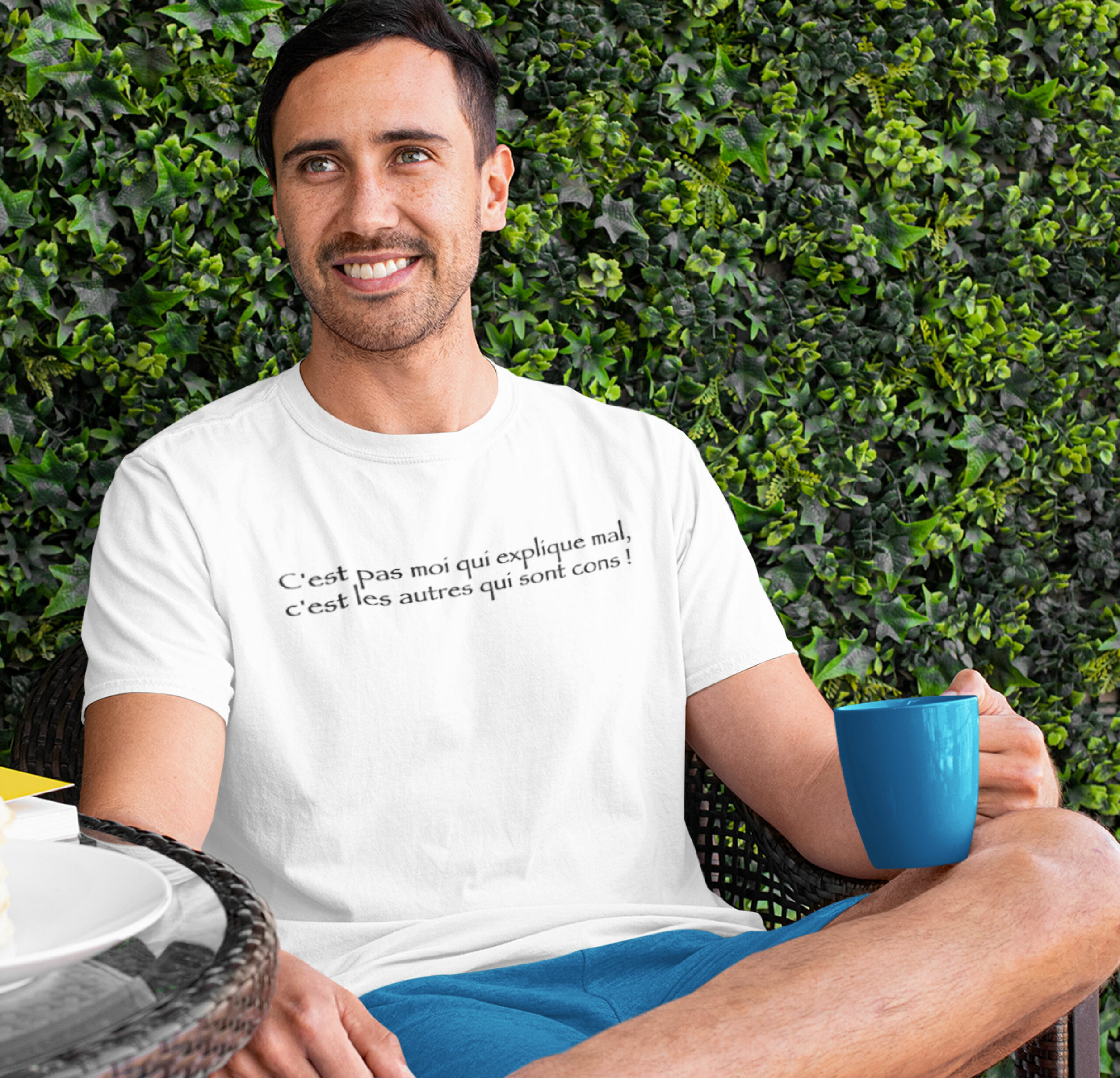 Teeshirt Homme - C'est Pas Moi Qui Explique Mal, C'est Les Autres Qui Sont Cons