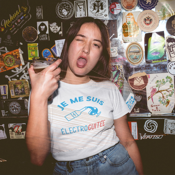 Teeshirt Femme - Je Me Suis Electrocuitée