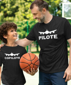 Pack 2 T-shirts - Pilote - Copilote
