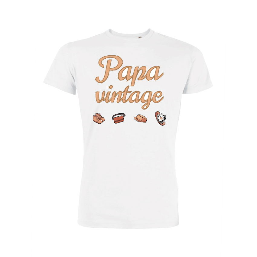 Teeshirt Homme - Papa Vintage