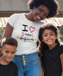 Teeshirt Femme - I Love Mes Enfants