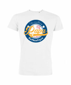 Teeshirt Homme - Élu Meilleur Papa Authentique