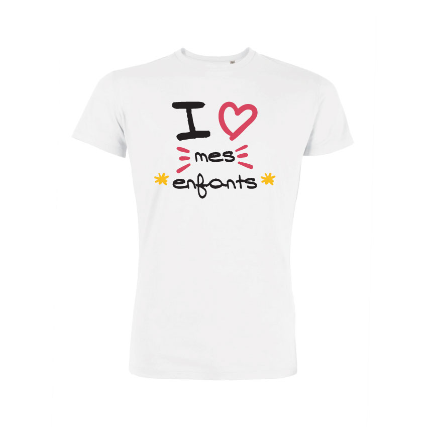 Teeshirt Homme - I Love Mes Enfants