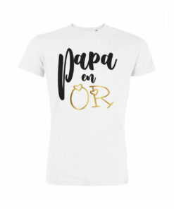 Teeshirt Homme - Papa En Or