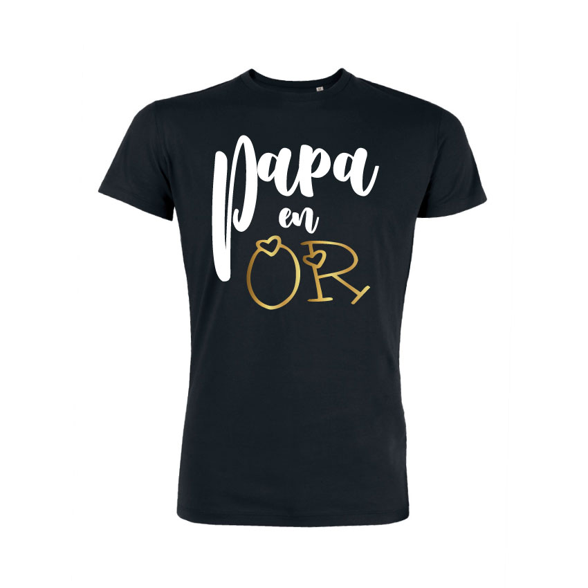 Teeshirt Homme - Papa En Or