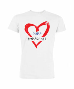 Teeshirt Homme - Papa (im)parfait - Blanc