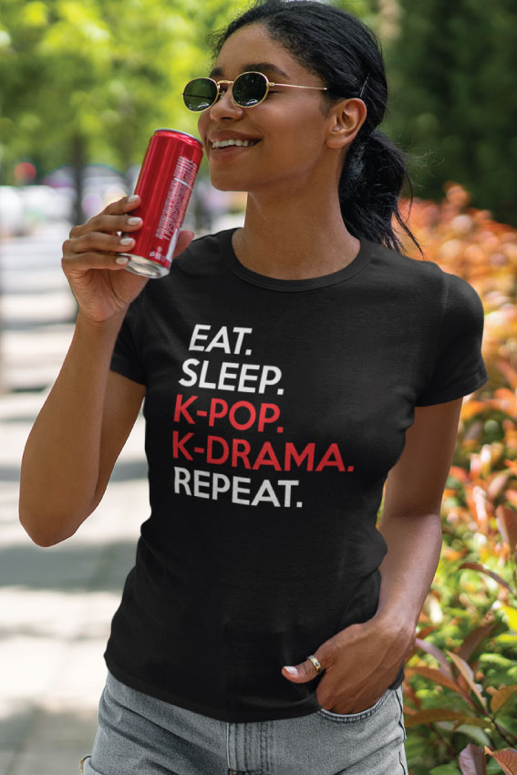 Eat Sleep K-pop K-drama Repeat