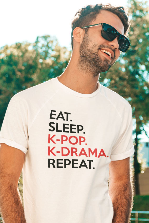 Eat Sleep K-pop K-drama Repeat