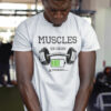 Teeshirt Homme - Muscles En Cours (Je Patiente)