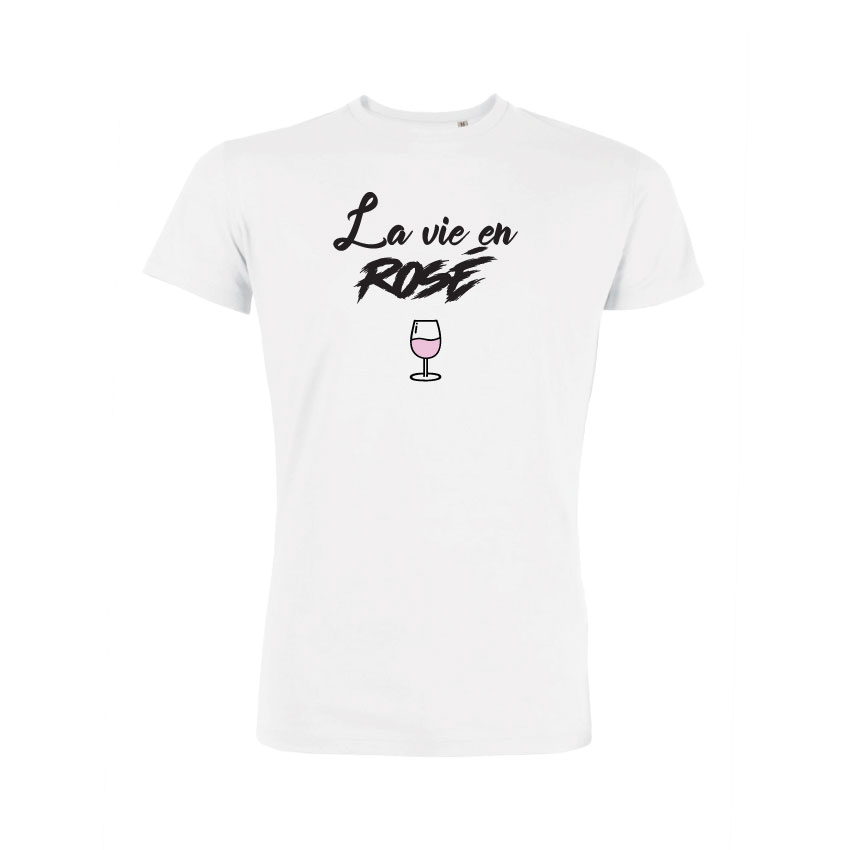 Teeshirt Homme - La Vie En Rosé