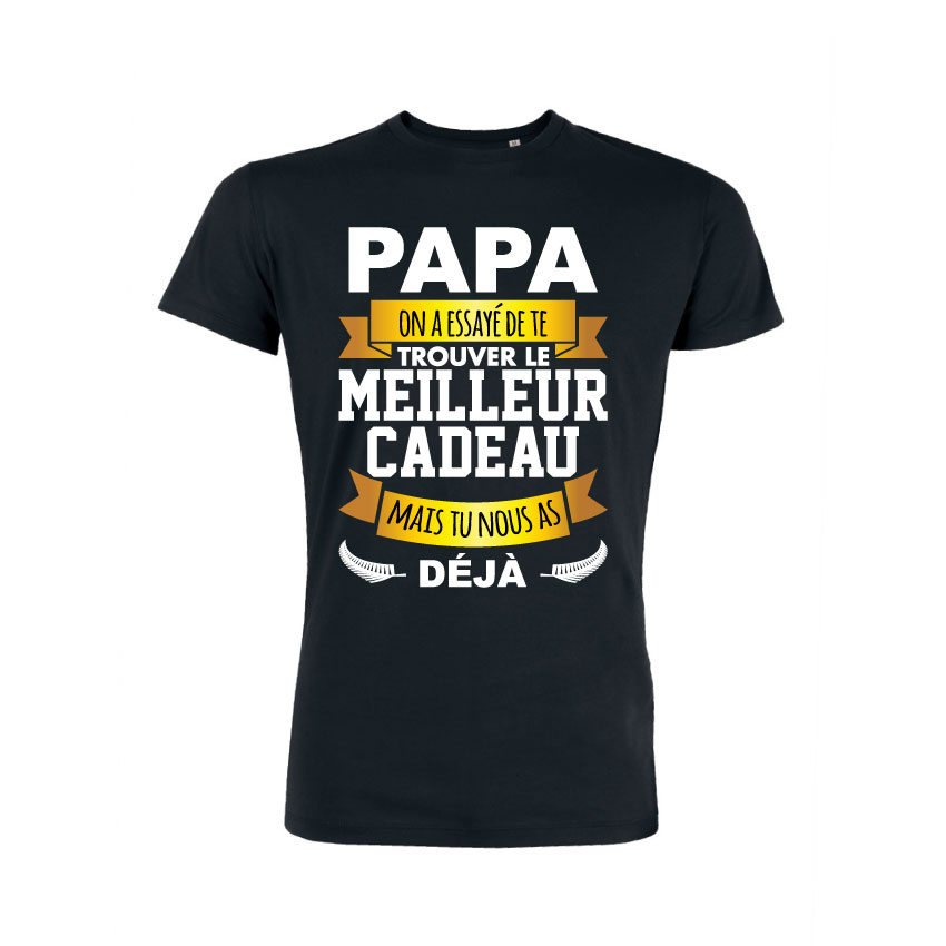 Teeshirt Homme - Papa Le Meilleur Cadeau