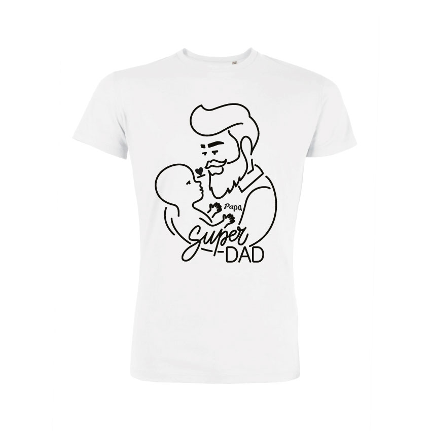 Teeshirt Homme - Papa Super Dad