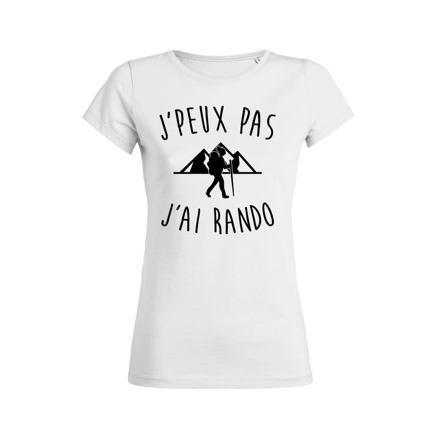 Teeshirt Femme - J'peux Pas J'ai Rando