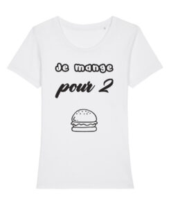 Pack 2 Tshirts - Je Bois Pour 3 - Je Mange Pour 2