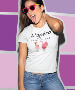 Teeshirt Femme - L'apéro C'est La Vie