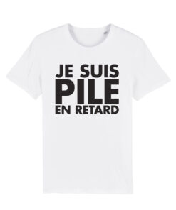 Teeshirt Homme - Je Suis Pile En Retard