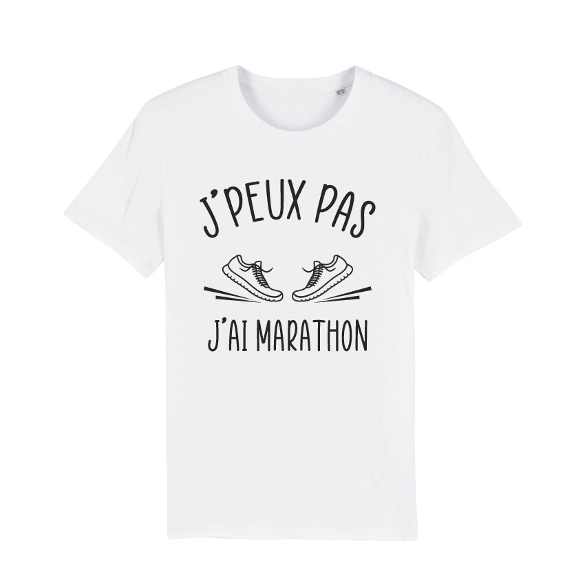 Teeshirt Homme - J'peux Pas J'ai Marathon
