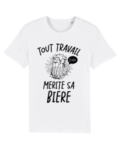 Teeshirt Homme - Tout Travail Mérite Sa Bière