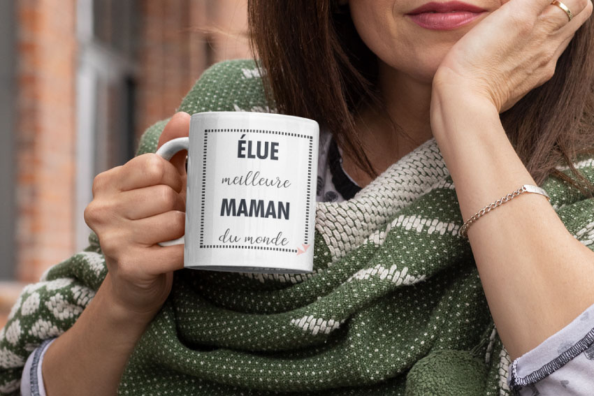 Mug - Élue Meilleure Maman Du Monde