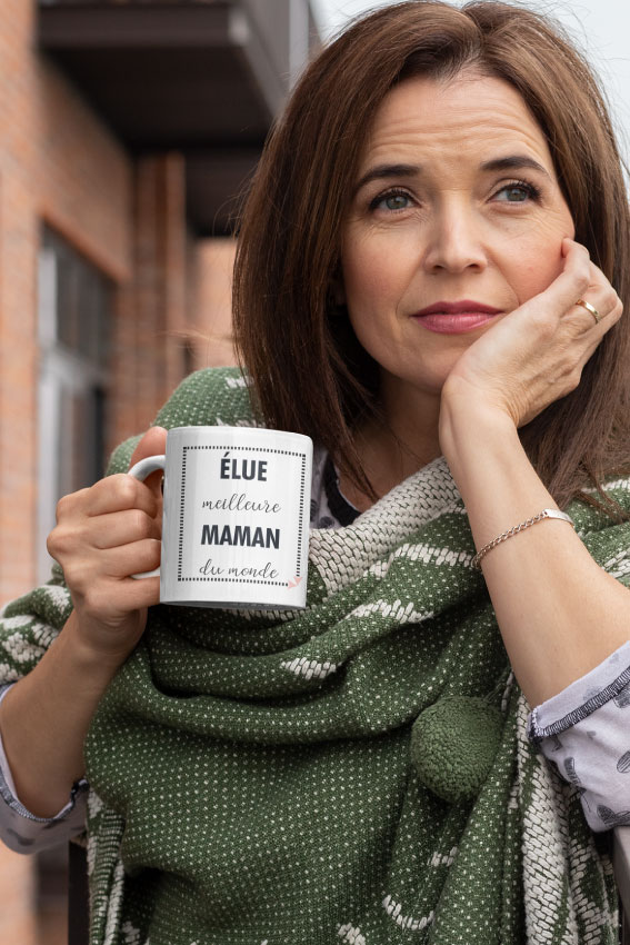Mug - Élue Meilleure Maman Du Monde