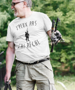 Teeshirt Homme - J'peux Pas J'ai Pêche