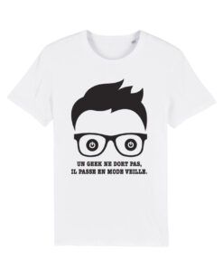 Teeshirt Homme - Un Geek Ne Dort Pas