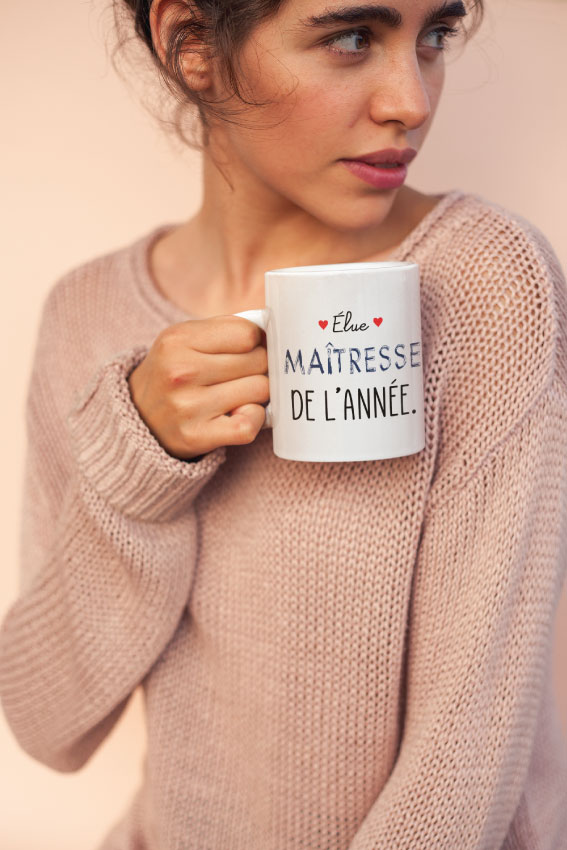 Mug - Élue Maîtresse De L'année