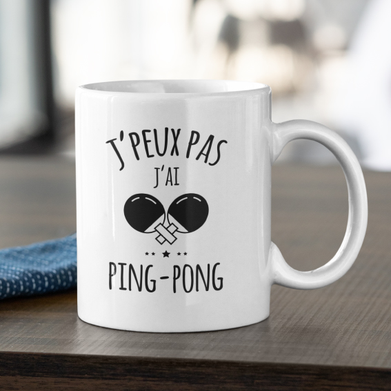 Mug - J'peux Pas J'ai Ping-Pong