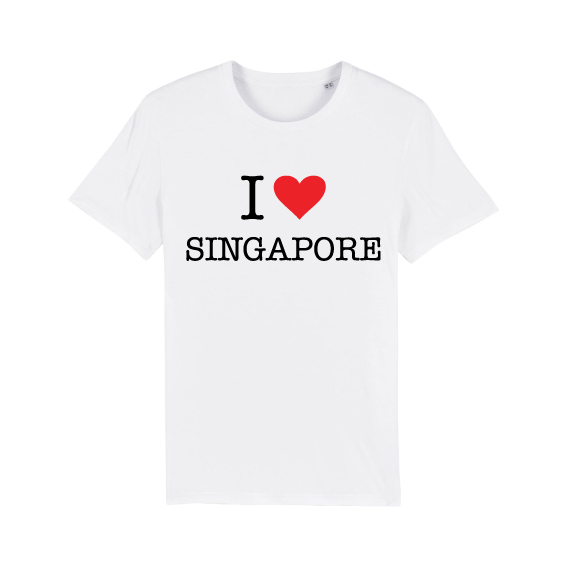 Teeshirt Homme - I Love Singapore