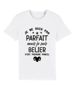 Teeshirt Homme - Je Ne Suis Pas Parfait Mais Je Suis Belier