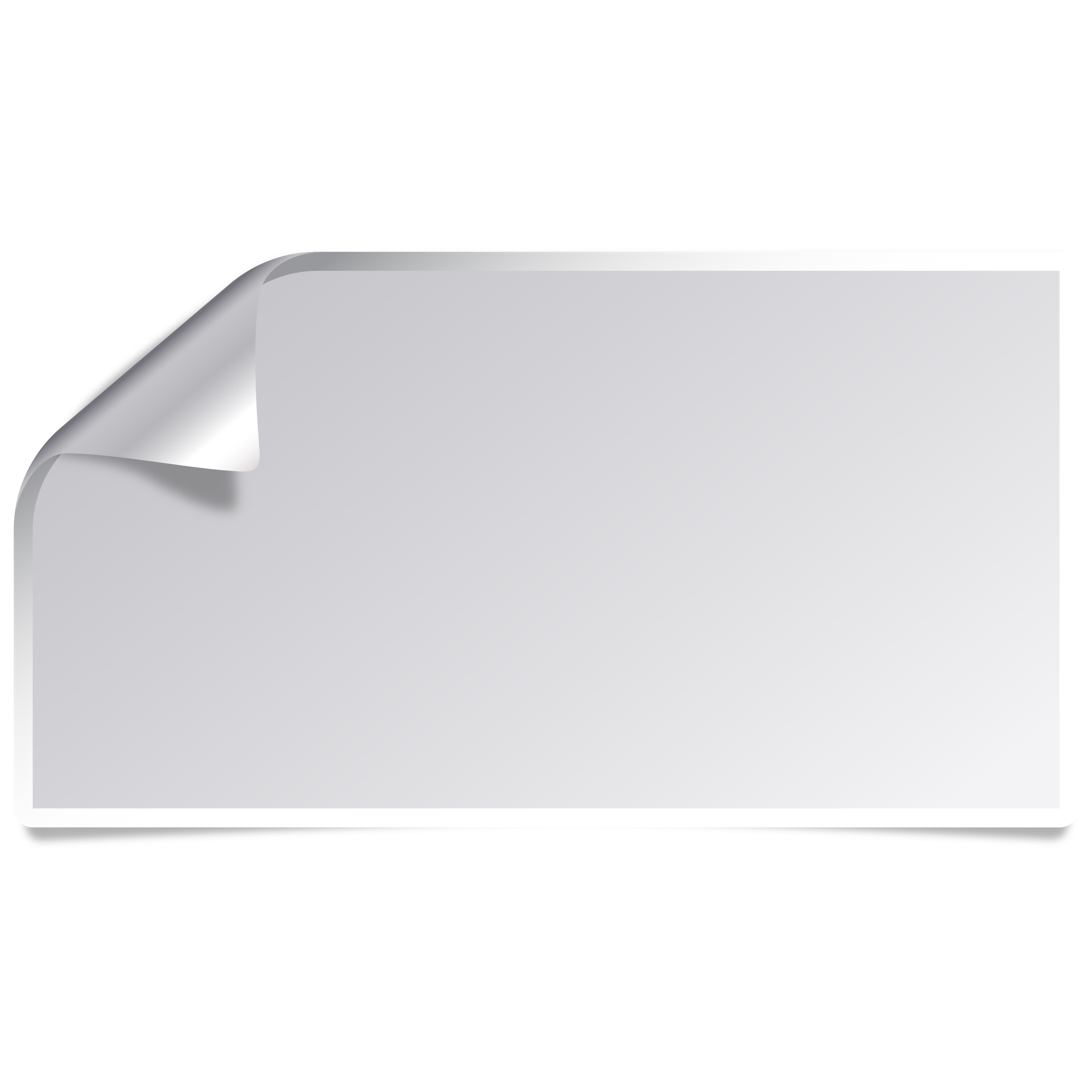 sticker rectangulaire
