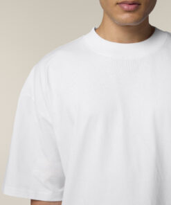 Teeshirt Unisexe Oversize 100% Coton Organique - Col Rond-01
