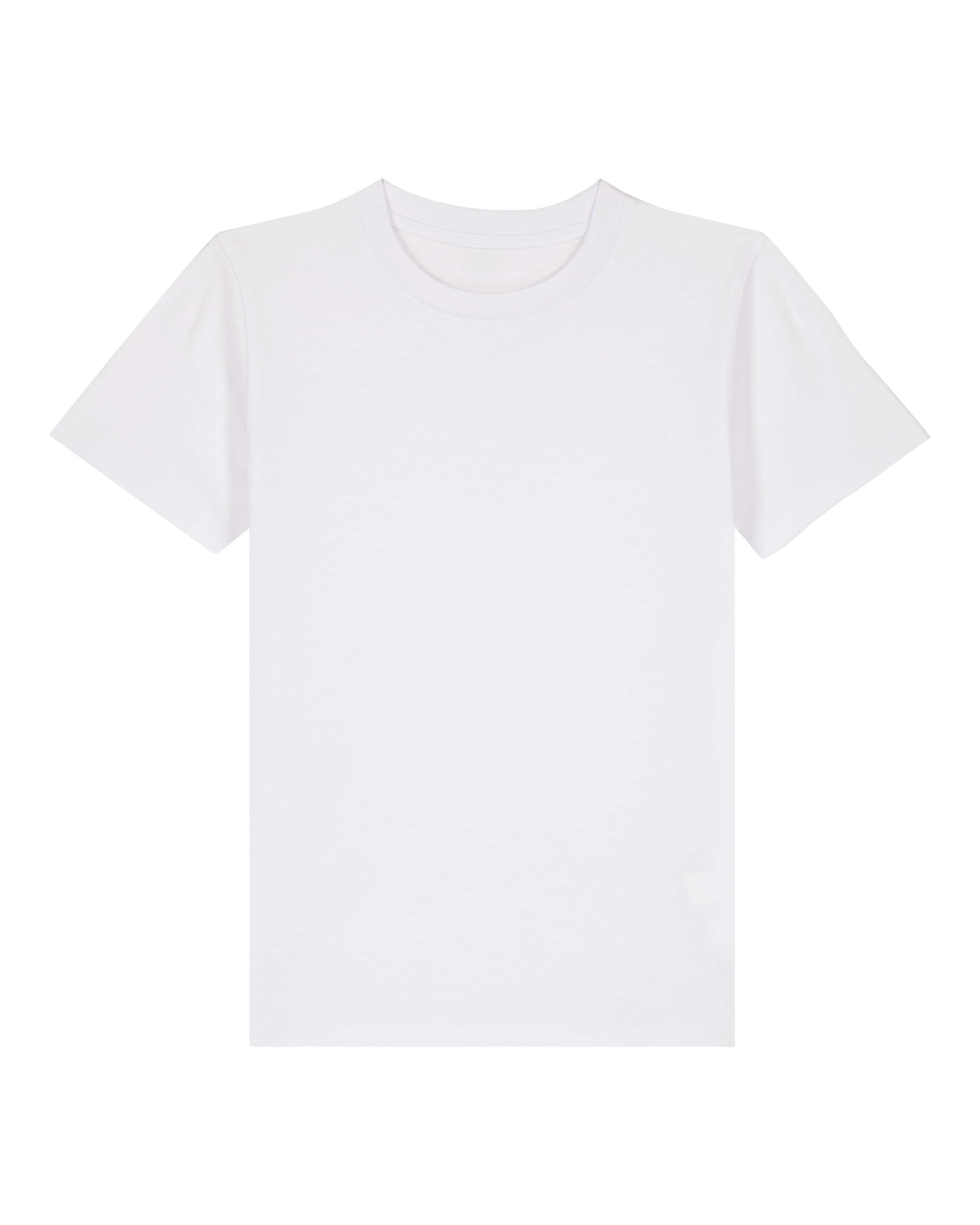 T-shirt enfant blanc personnalisable, vue de face
