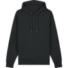 Sweat à capuche personnalisé noir — face